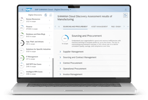 Mockup 8 SAP Digital Discovery Assessment
